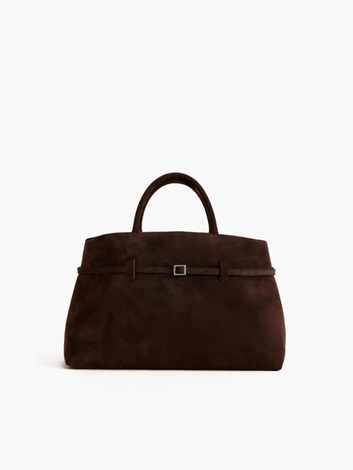 Sophisticated Buckle Top Handle Bag