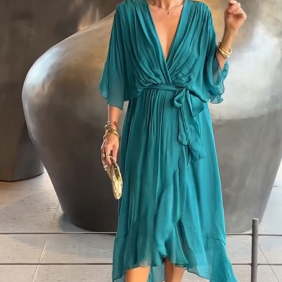Curvy Confidence V-Neck Dress