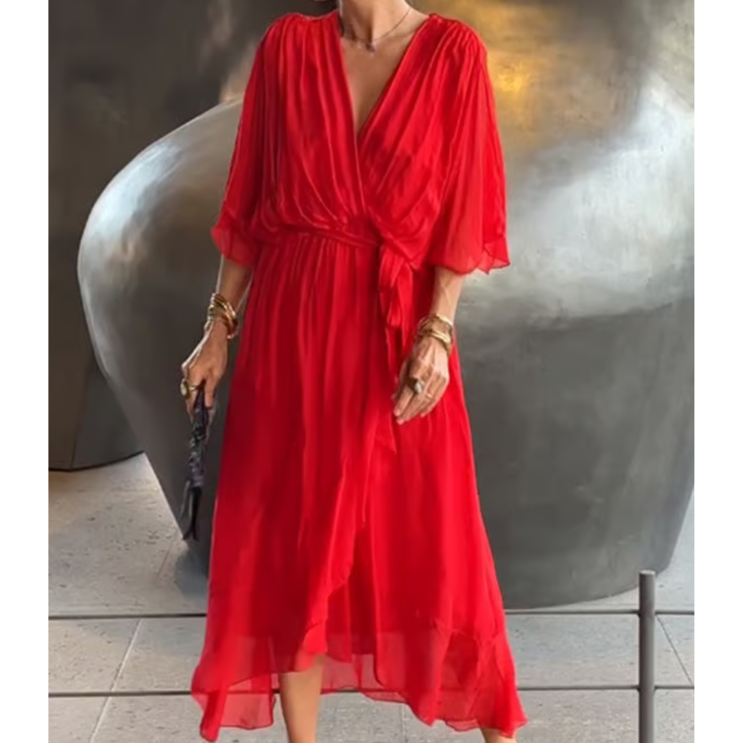 Curvy Confidence V-Neck Dress
