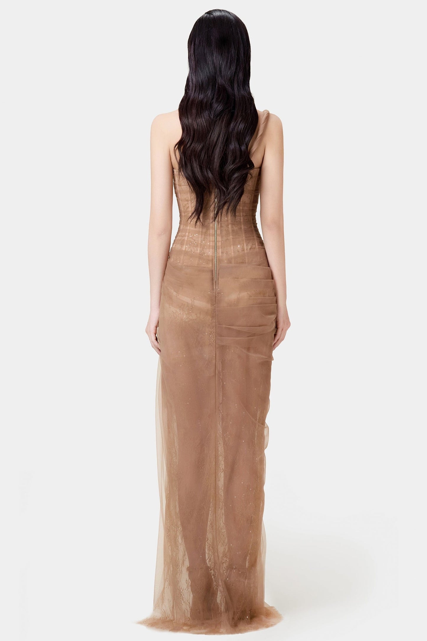 Radiate Confidence: One-Shoulder Lace Dress