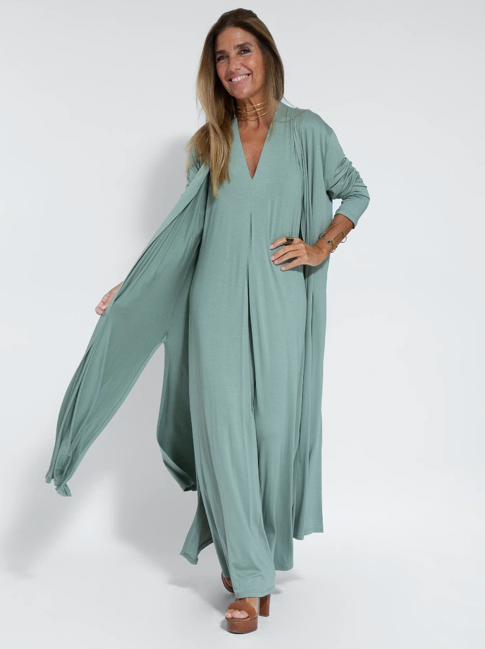 Sculpting Dress & Chic Vest Set