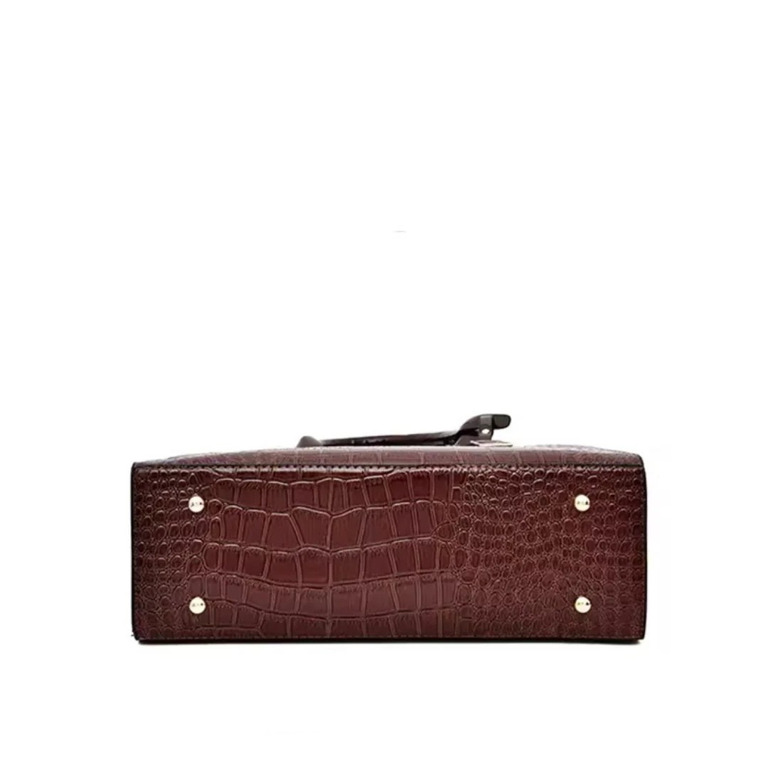 Croc-Embossed Carryall