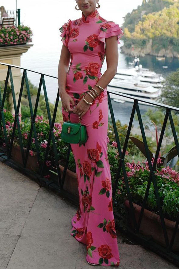 Effortless Comfort Printed Maxi Dress