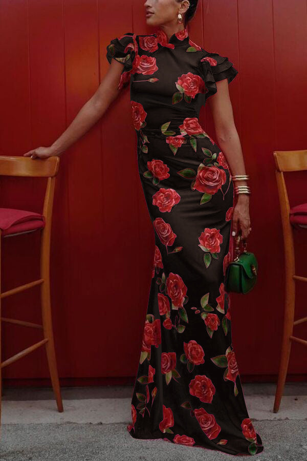 Effortless Comfort Printed Maxi Dress