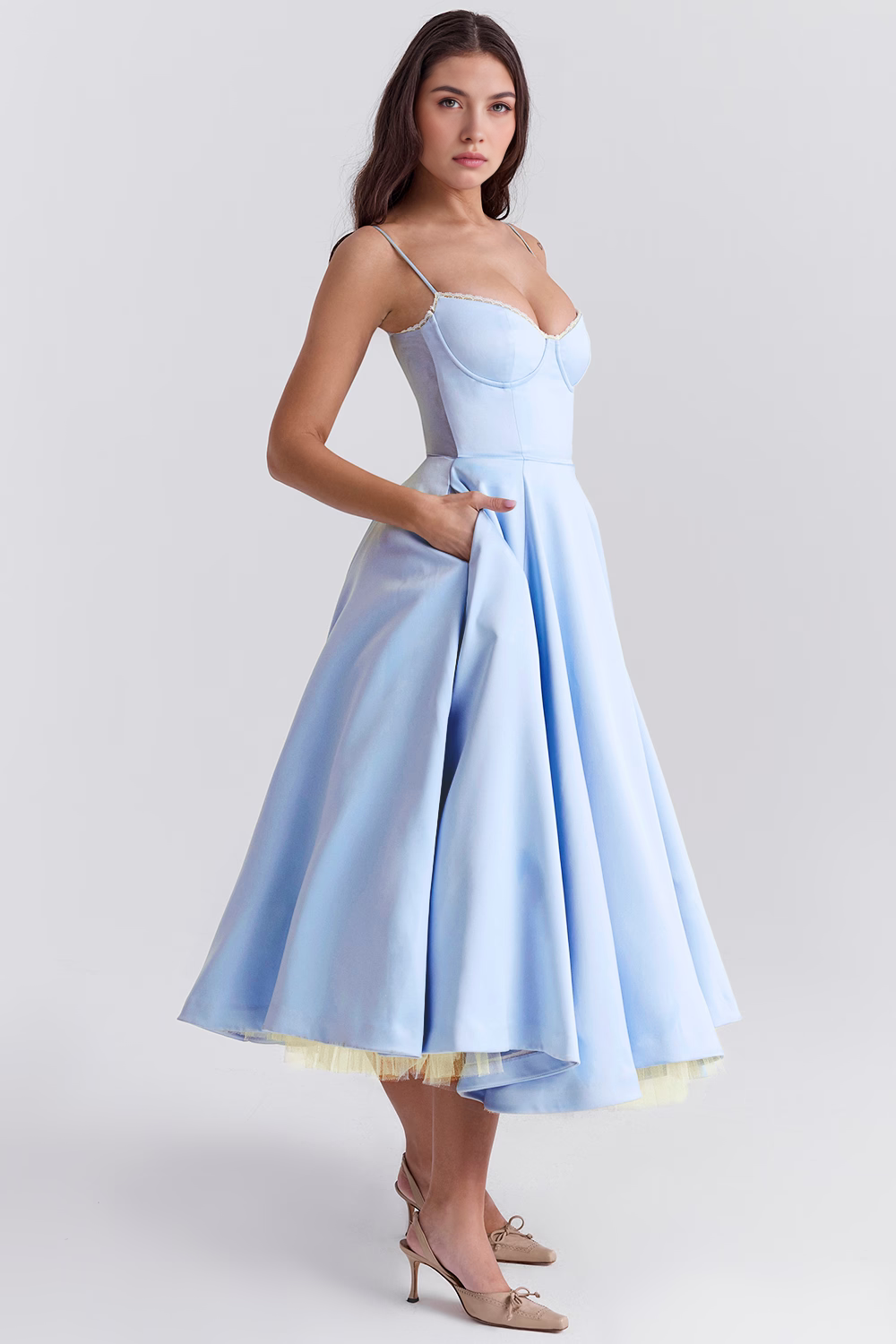 Elegant Lift Midi Dress