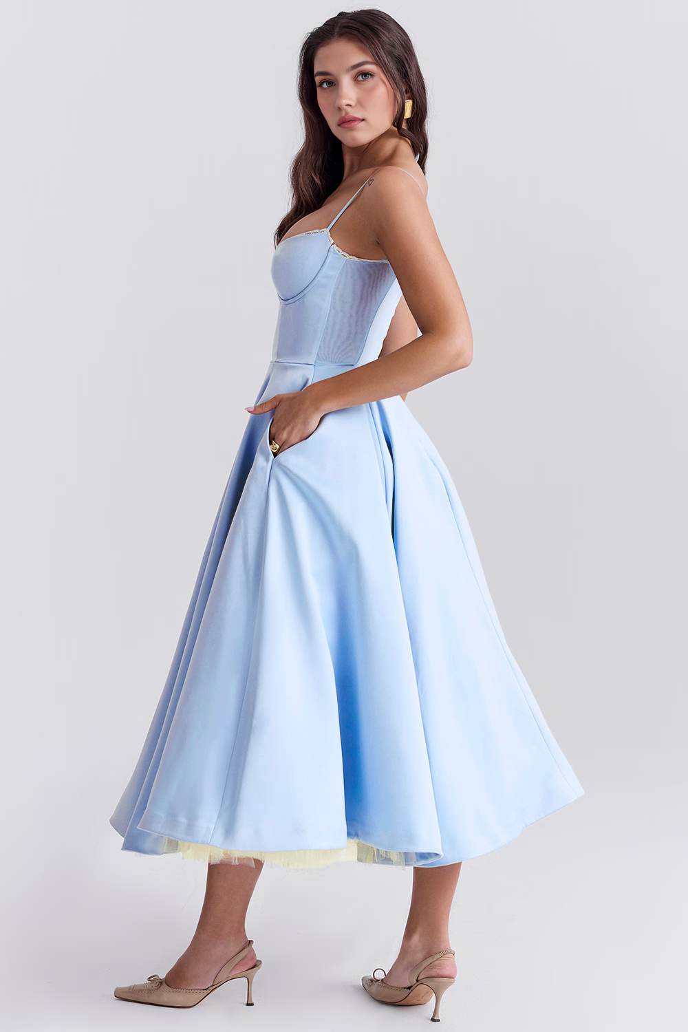 Elegant Lift Midi Dress