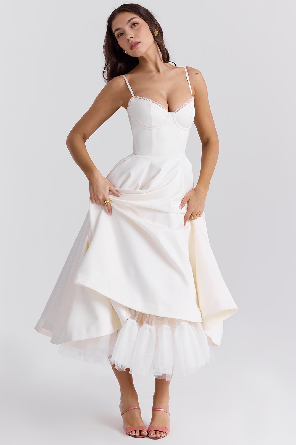 Elegant Lift Midi Dress