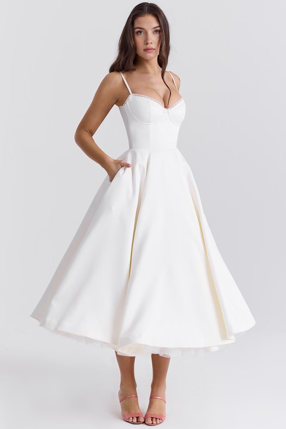 Elegant Lift Midi Dress
