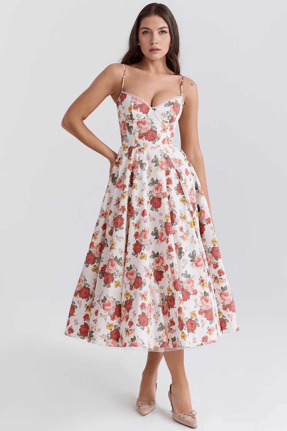 Elegant Lift Midi Dress