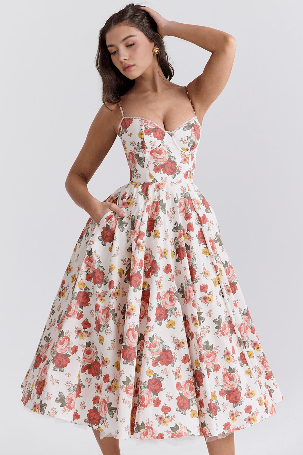 Elegant Lift Midi Dress
