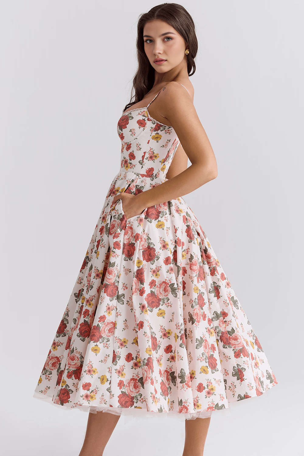 Elegant Lift Midi Dress