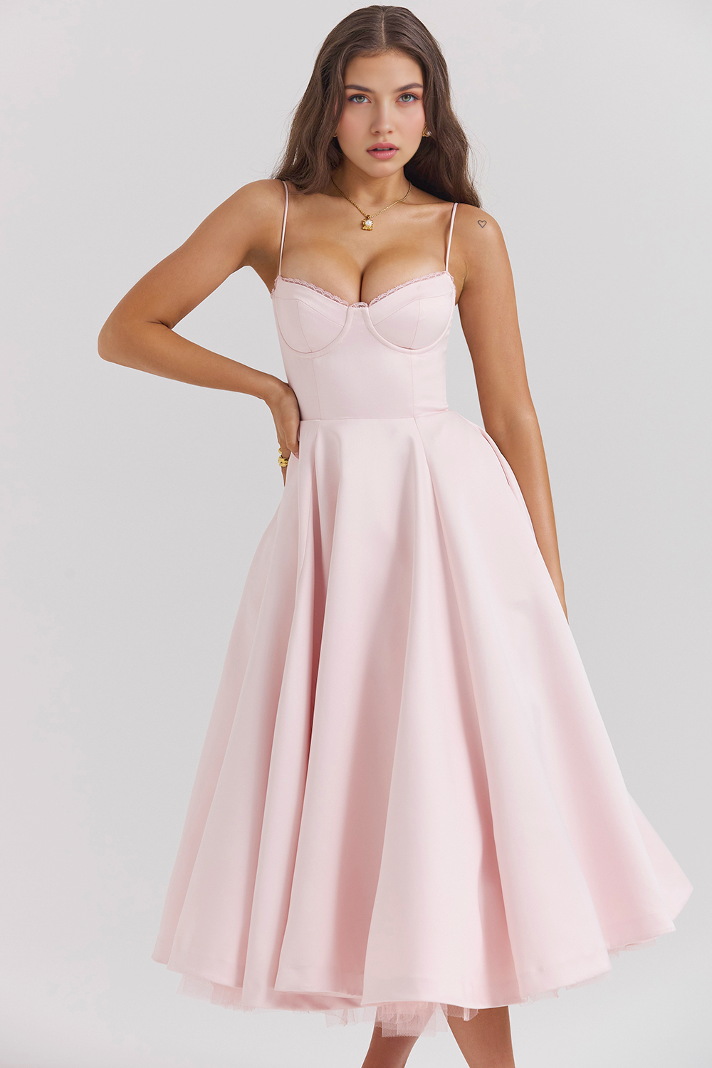 Elegant Lift Midi Dress