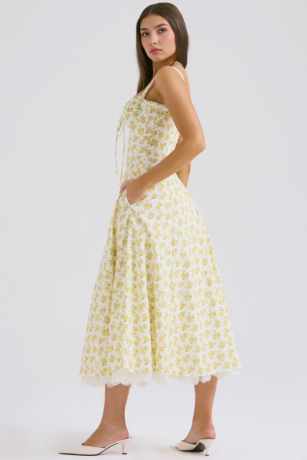 Floral Charm Midi Dress