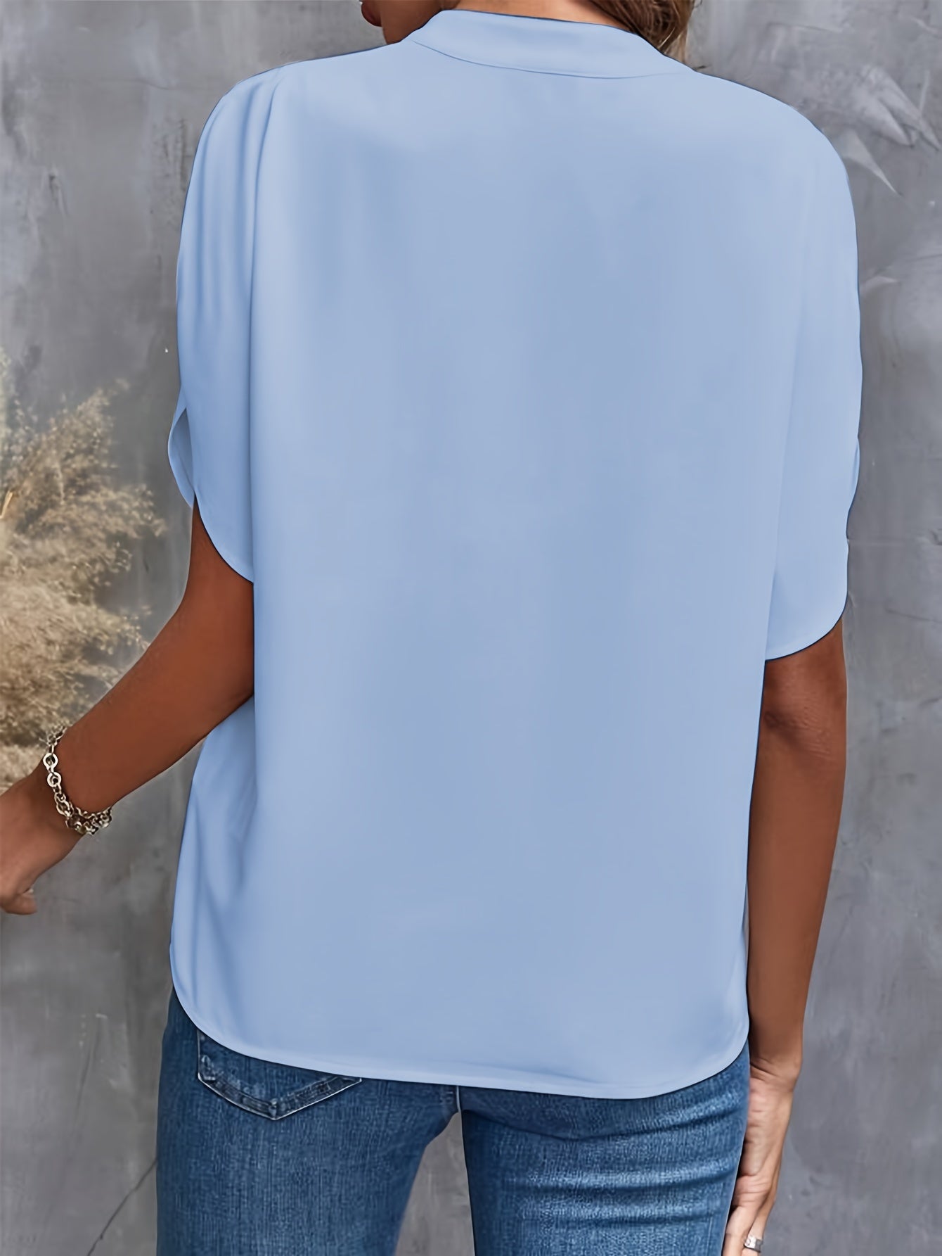 Effortless Elegance V-Neck Blouse