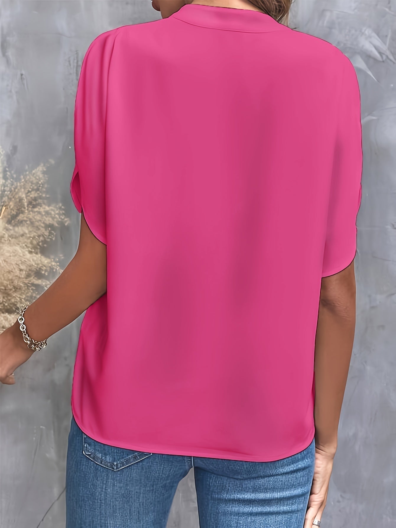 Effortless Elegance V-Neck Blouse