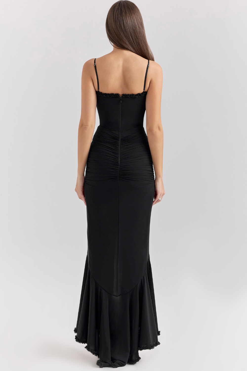 Flattering Celebration Ruffle Gown