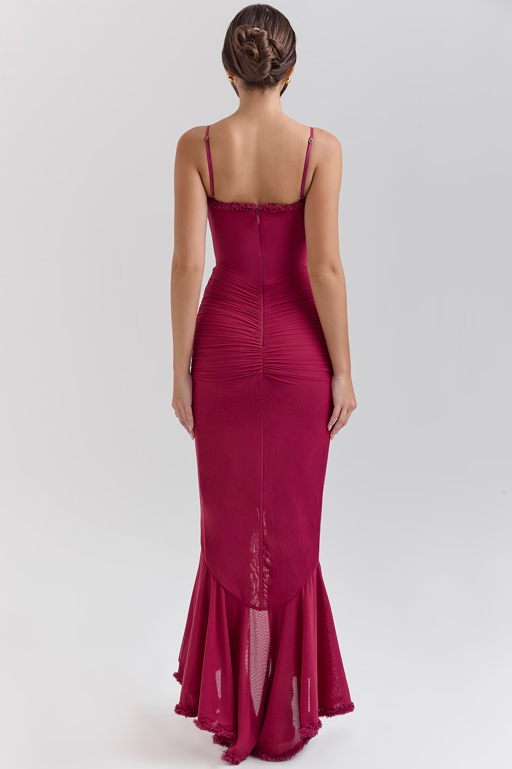Flattering Celebration Ruffle Gown