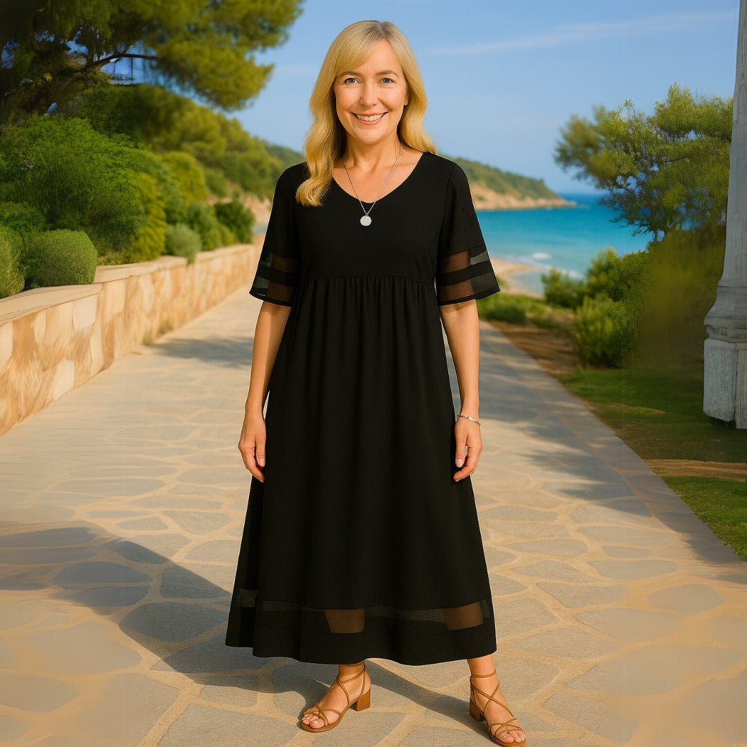 Tummy-Flattering Chic Dress