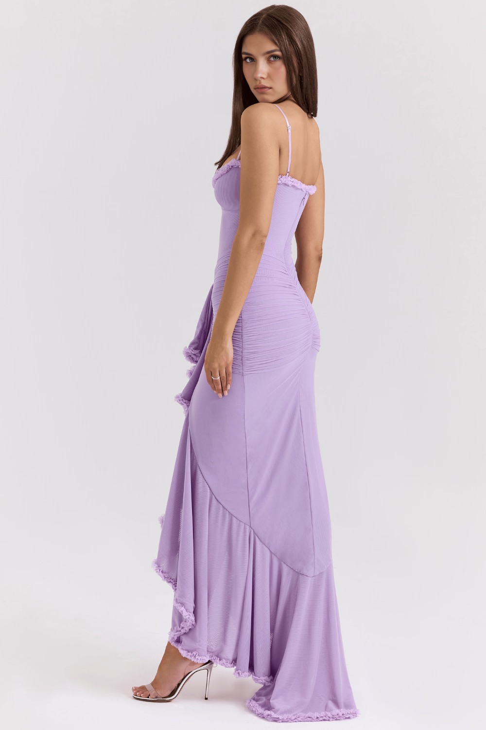 Flattering Celebration Ruffle Gown