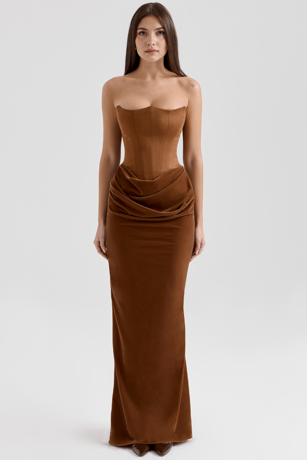 Mint Satin Gown for Effortless Elegance