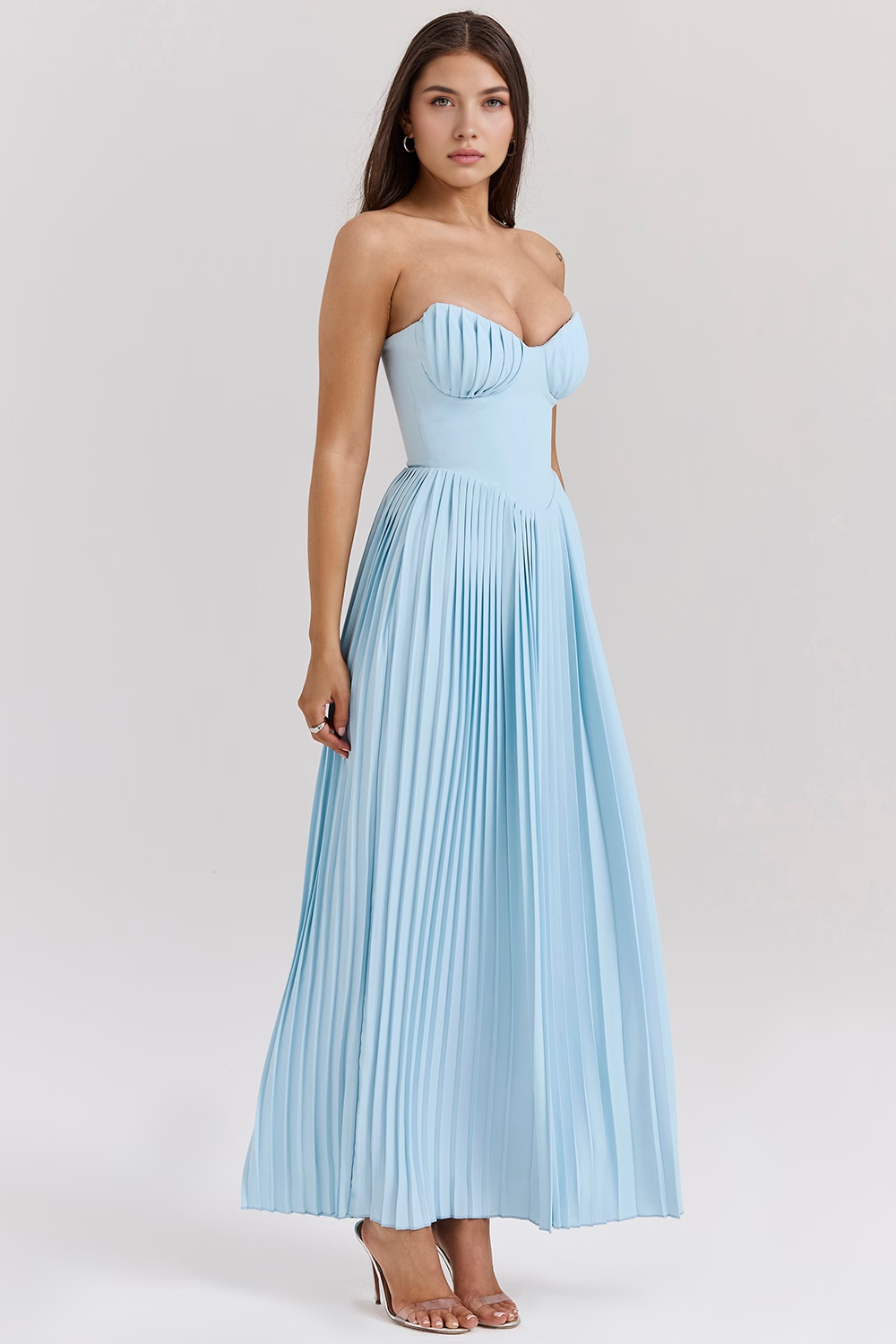 Celeste Blue Midi: Effortless Elegance