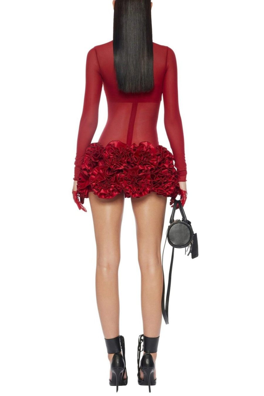 Effortless Chic Floral Mesh Dress