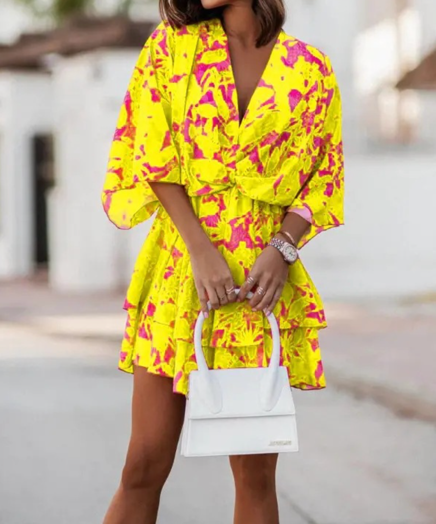 Breezy Boho Floral Dress