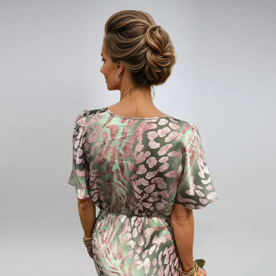 Graceful Twist Maxi Dress