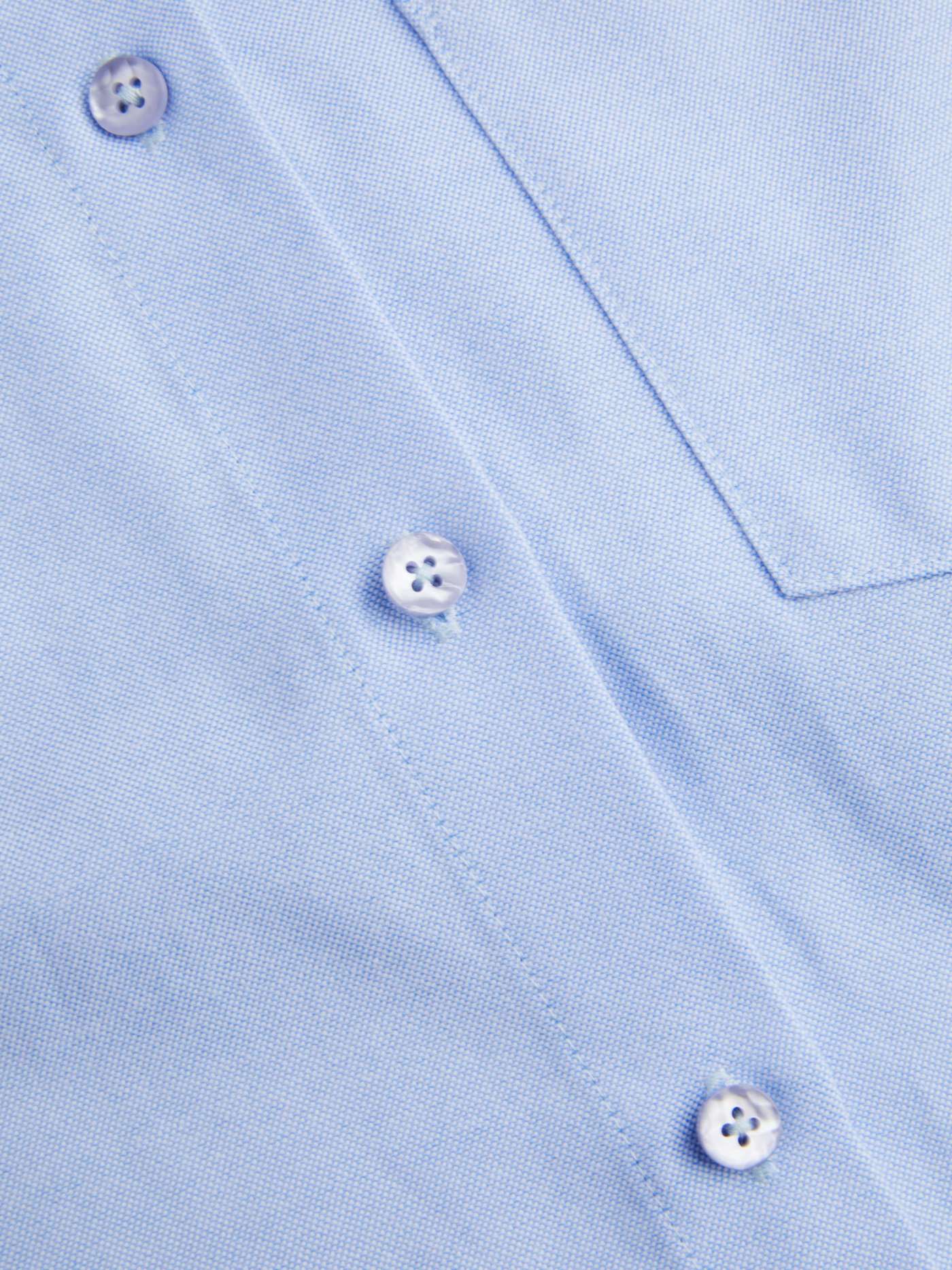Office-Ready Tailored Blue Shirt