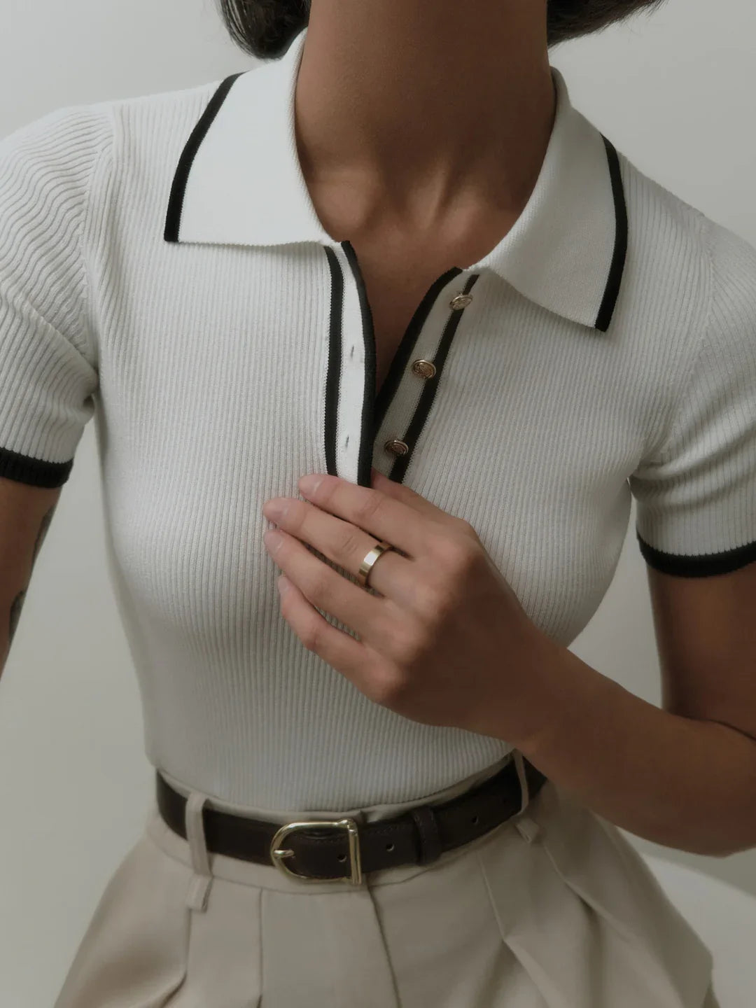 Effortlessly Chic Knit Top