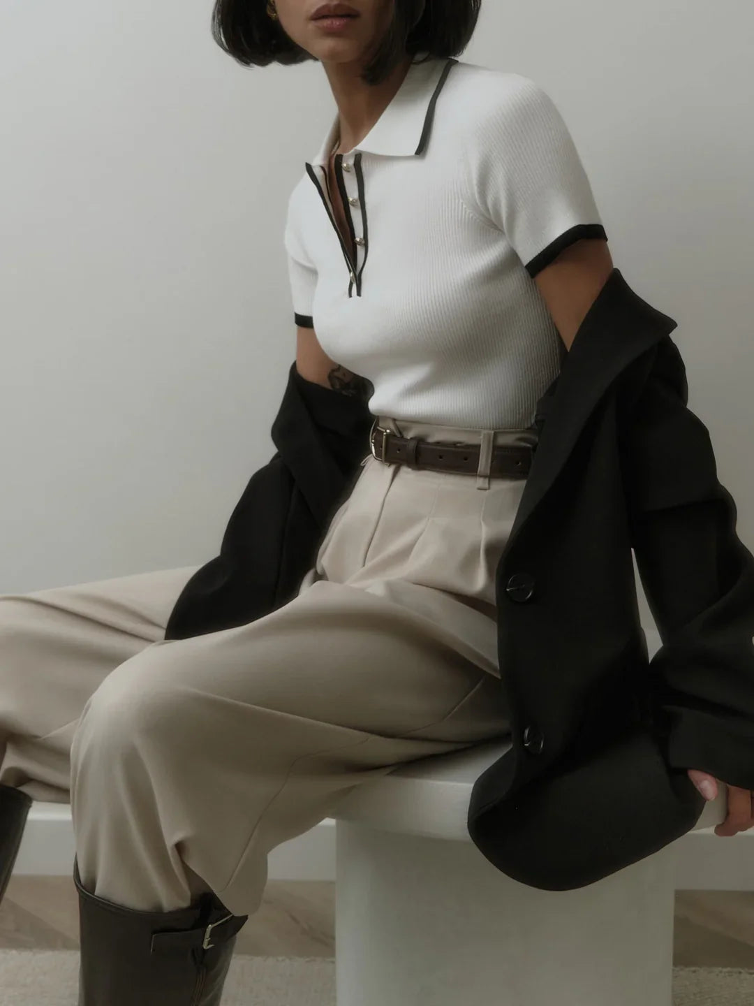Effortlessly Chic Knit Top