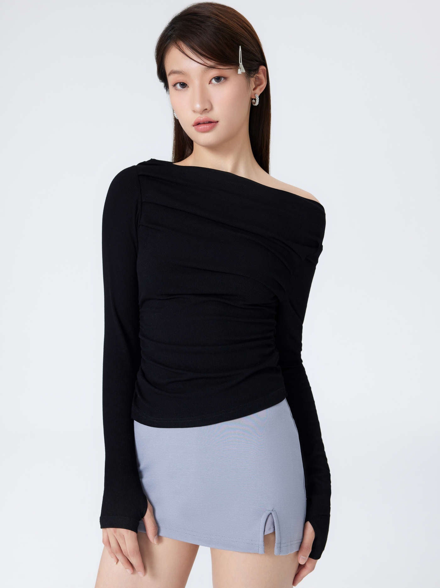 Effortless Asymmetry Style Top