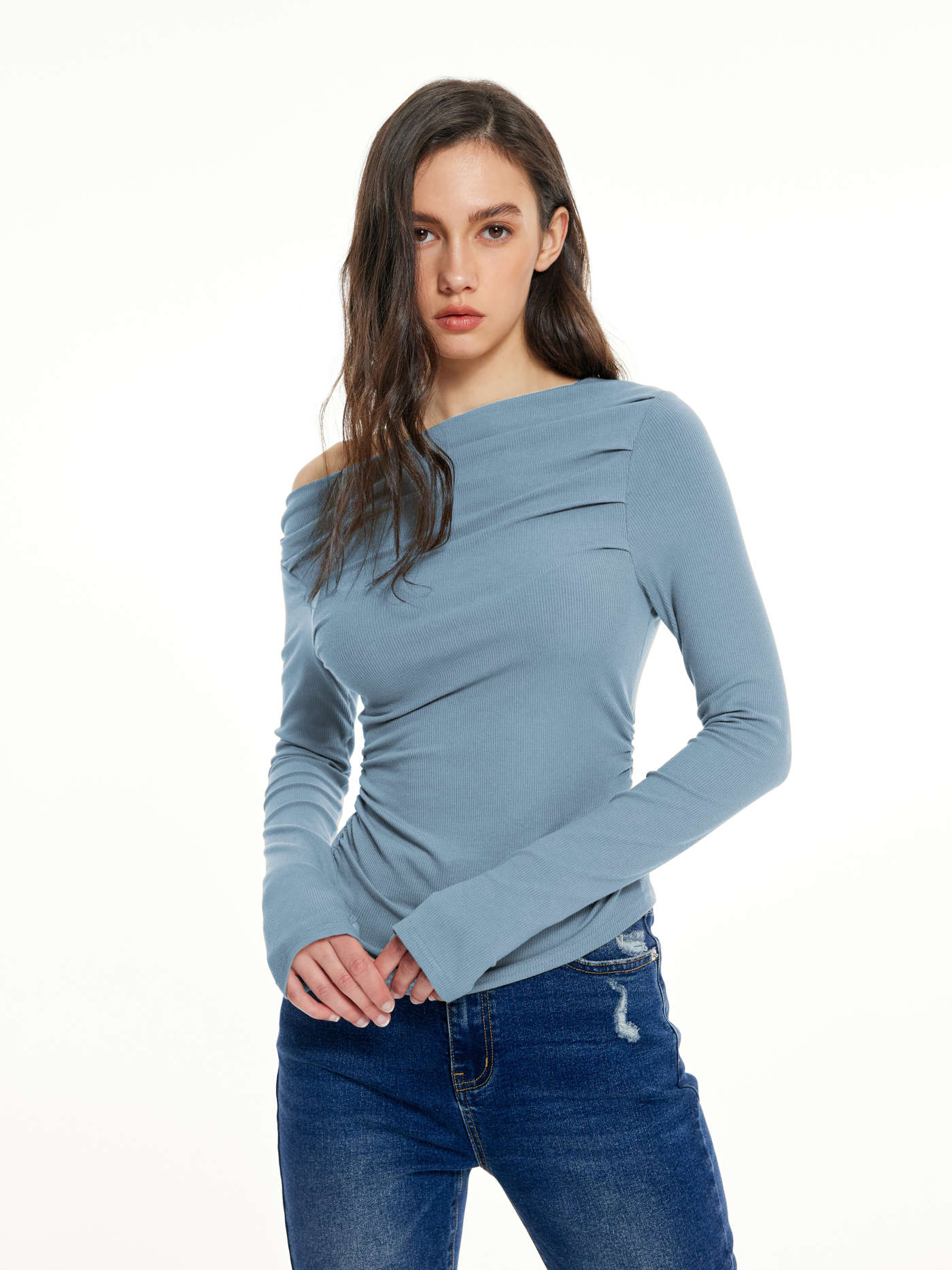 Effortless Asymmetry Style Top