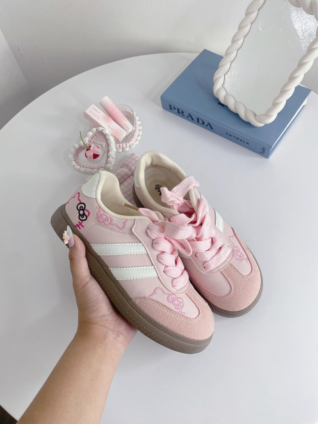 Adorable Embroidered Comfort Sneakers