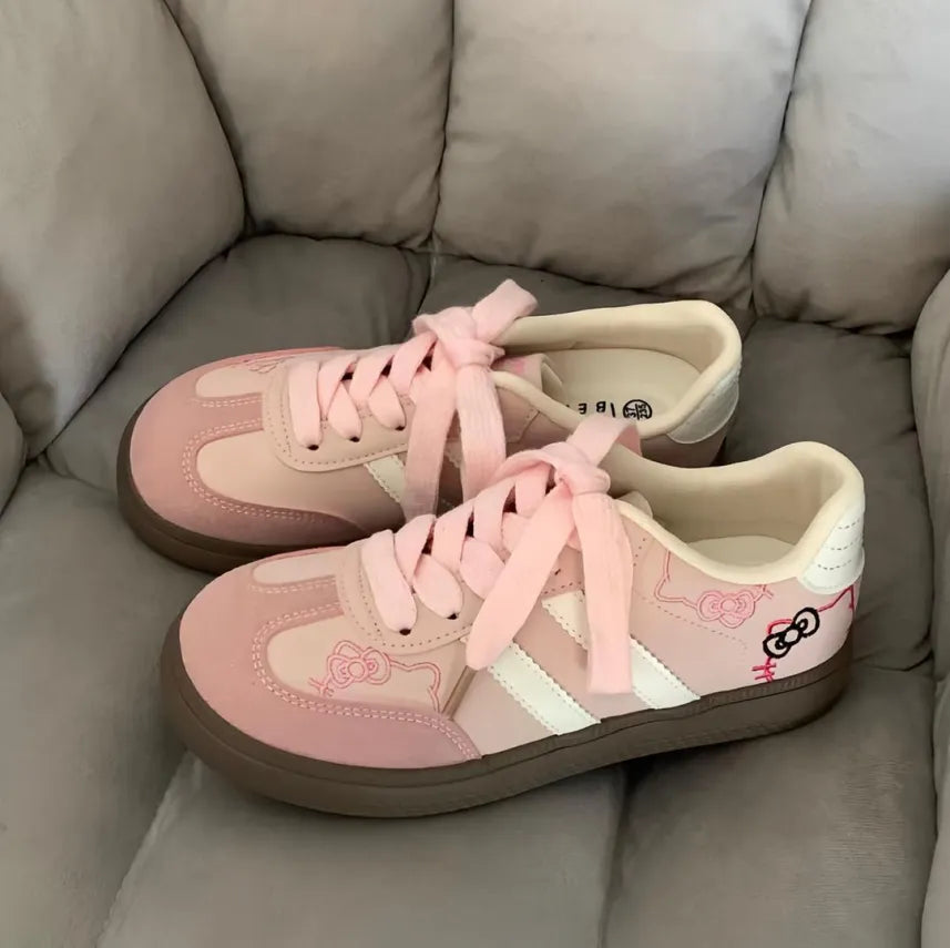 Adorable Embroidered Comfort Sneakers
