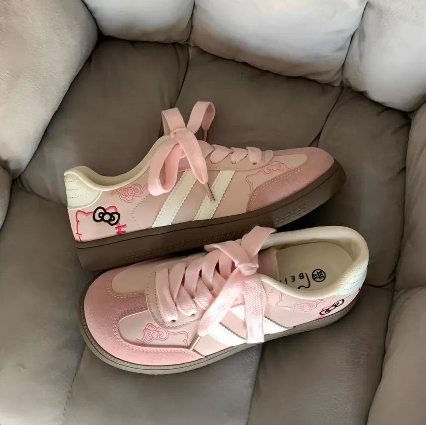 Adorable Embroidered Comfort Sneakers