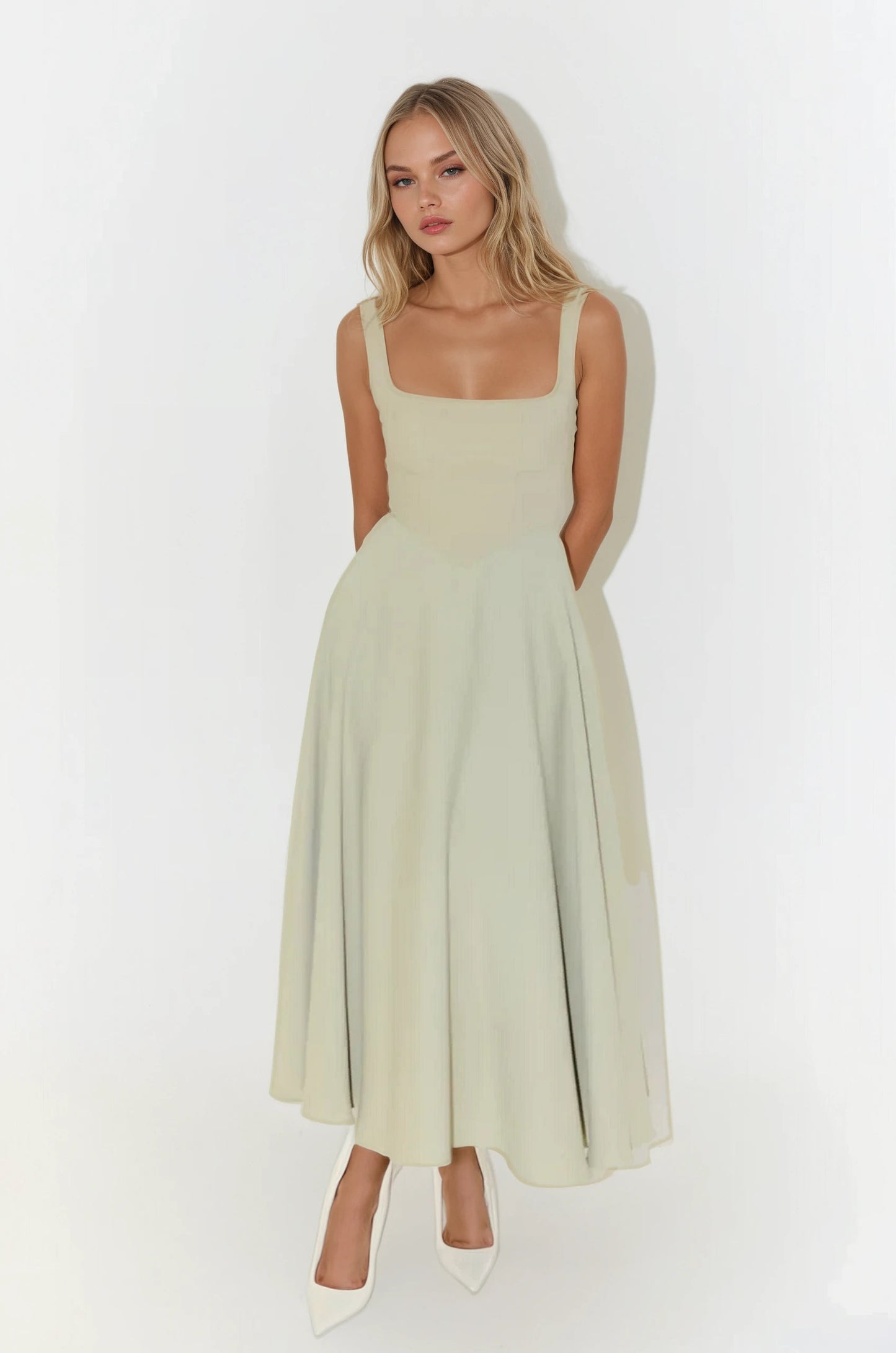 Sophisticated Midi Dress for Effortless Elegance