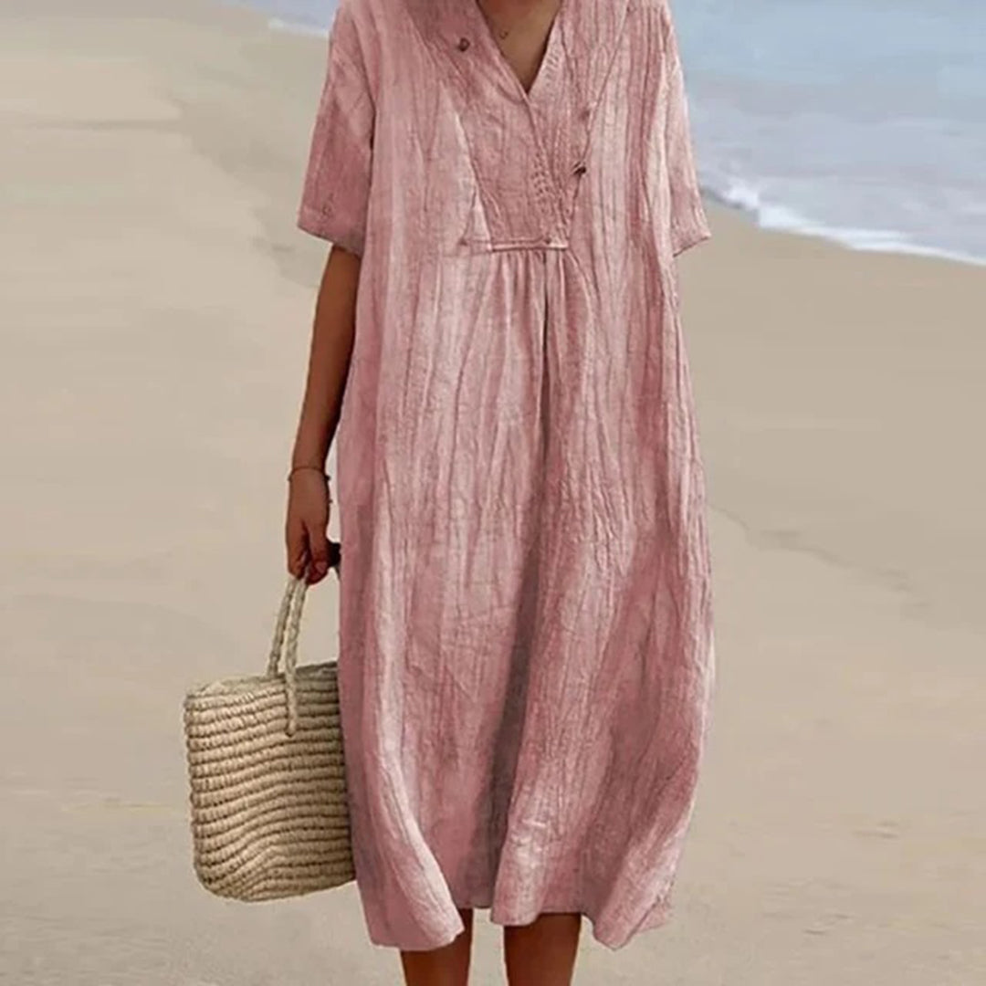 Elegant-Breeze Midi Dress