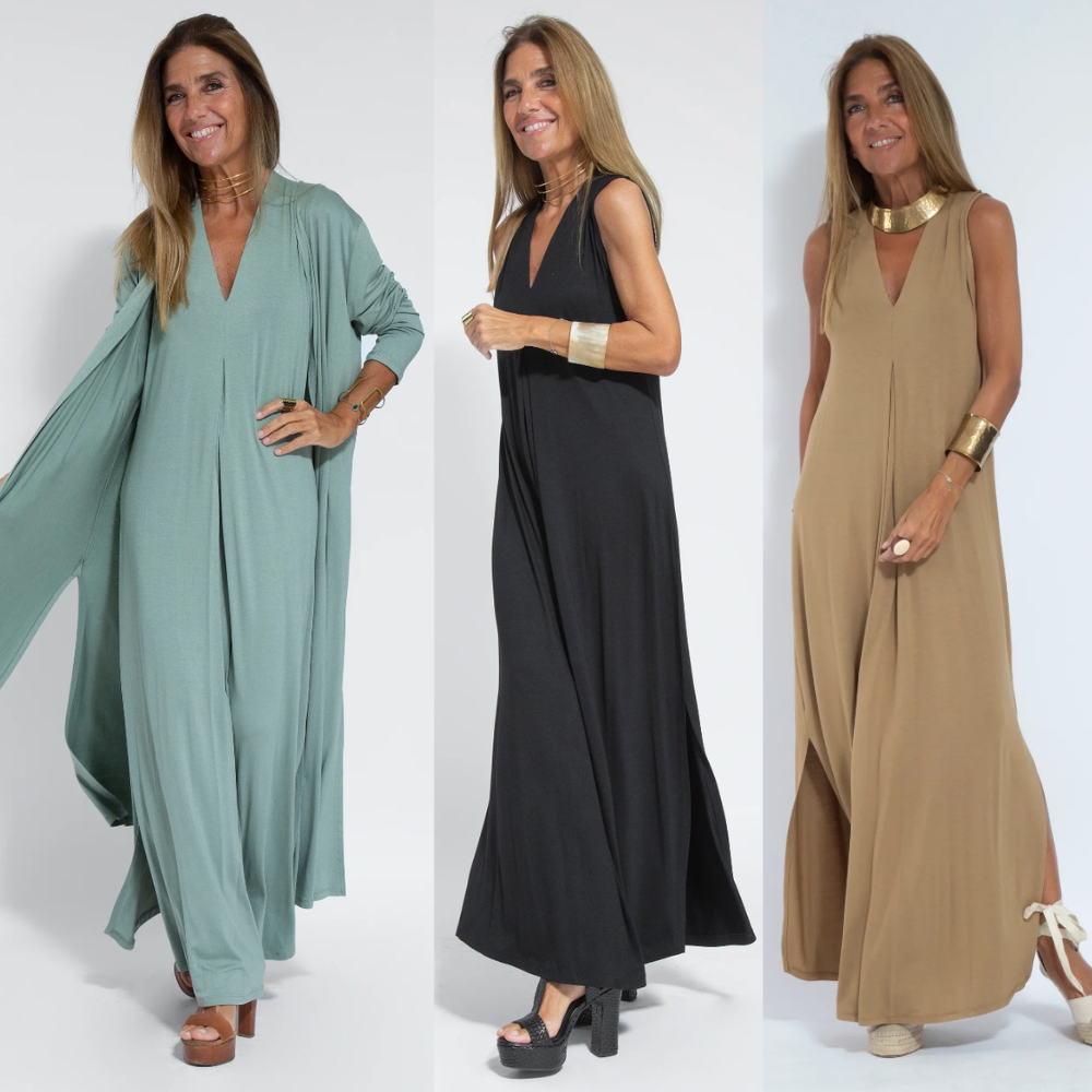 Sculpting Dress & Chic Vest Set