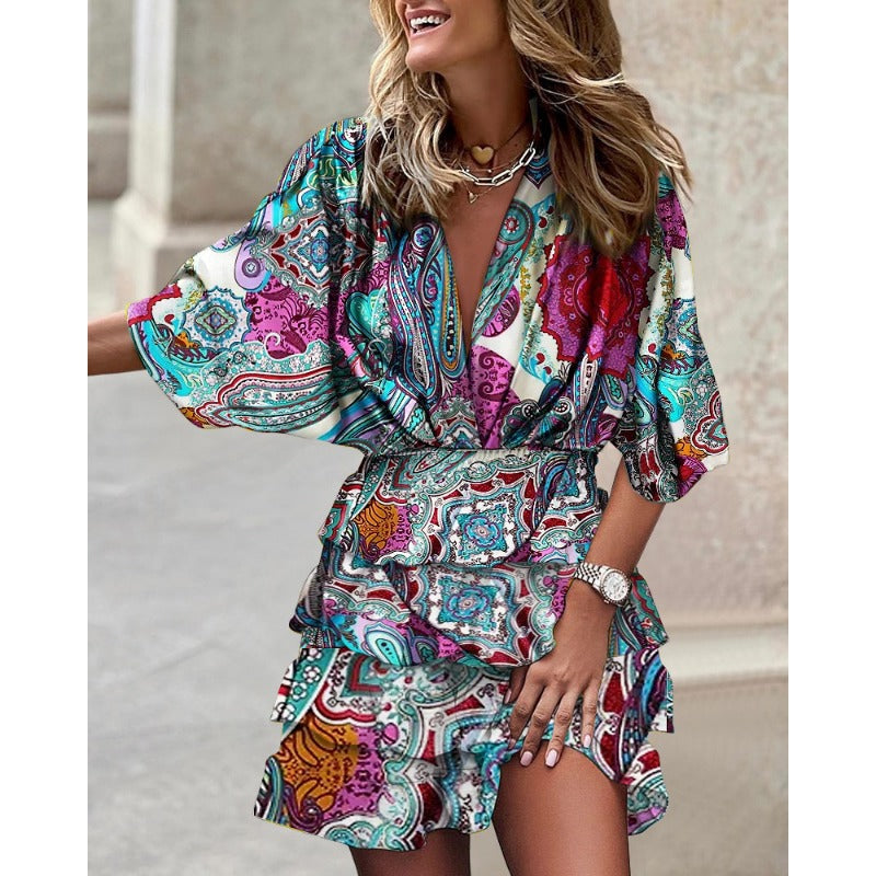 Vibrant Confidence Summer Dress