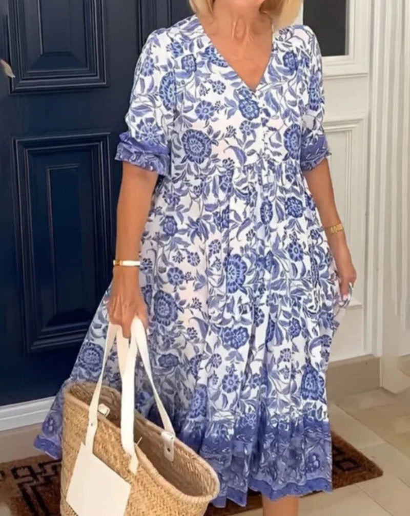 Effortless Elegance Floral Dress