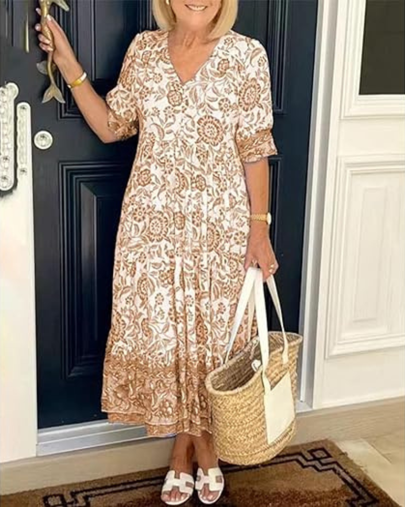 Effortless Elegance Floral Dress