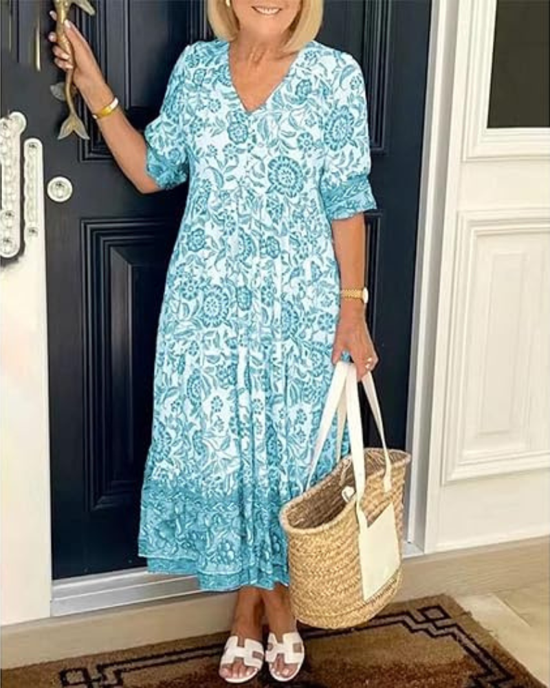 Effortless Elegance Floral Dress