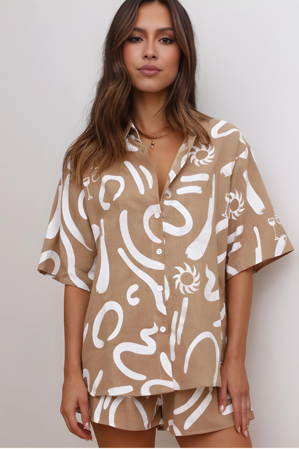 Effortless Beach Style Two-Piece Set