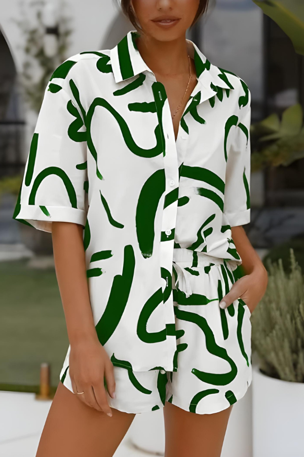 Effortless Beach Style Two-Piece Set