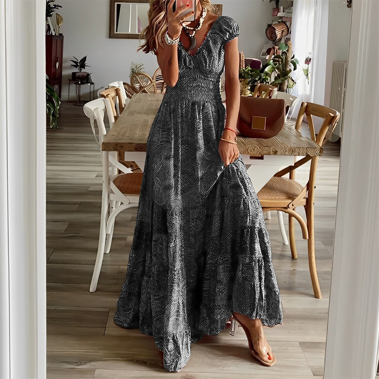 Effortless Boho Elegance Maxi Dress