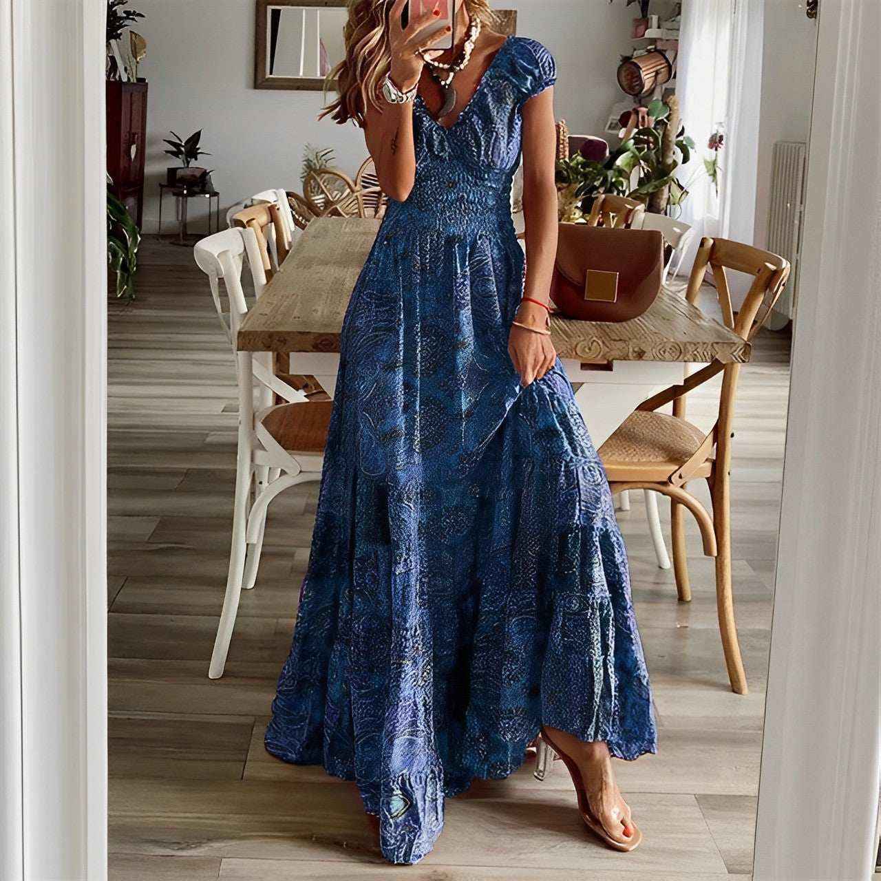 Effortless Boho Elegance Maxi Dress