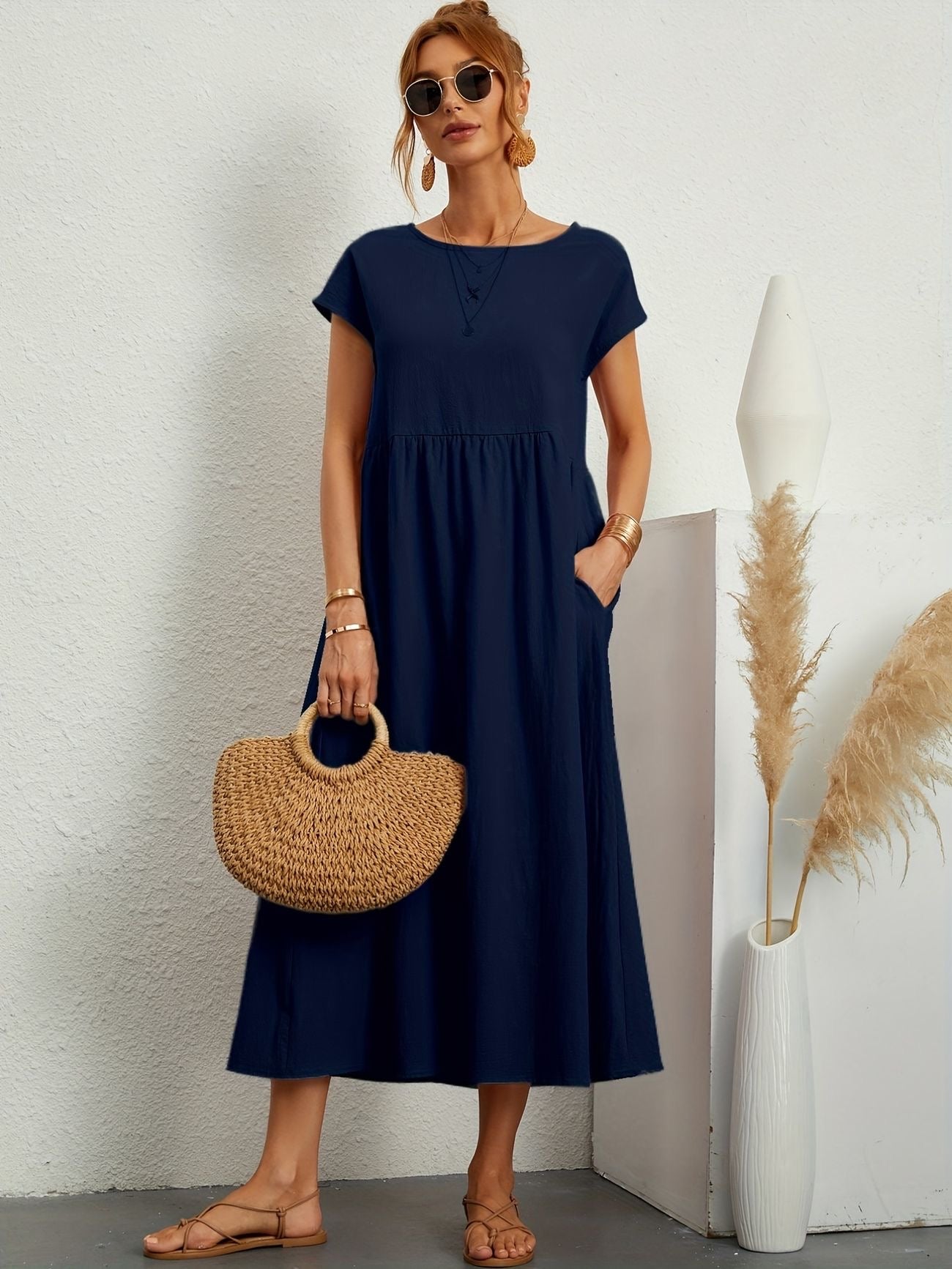 Breezy Comfort Spring Dress