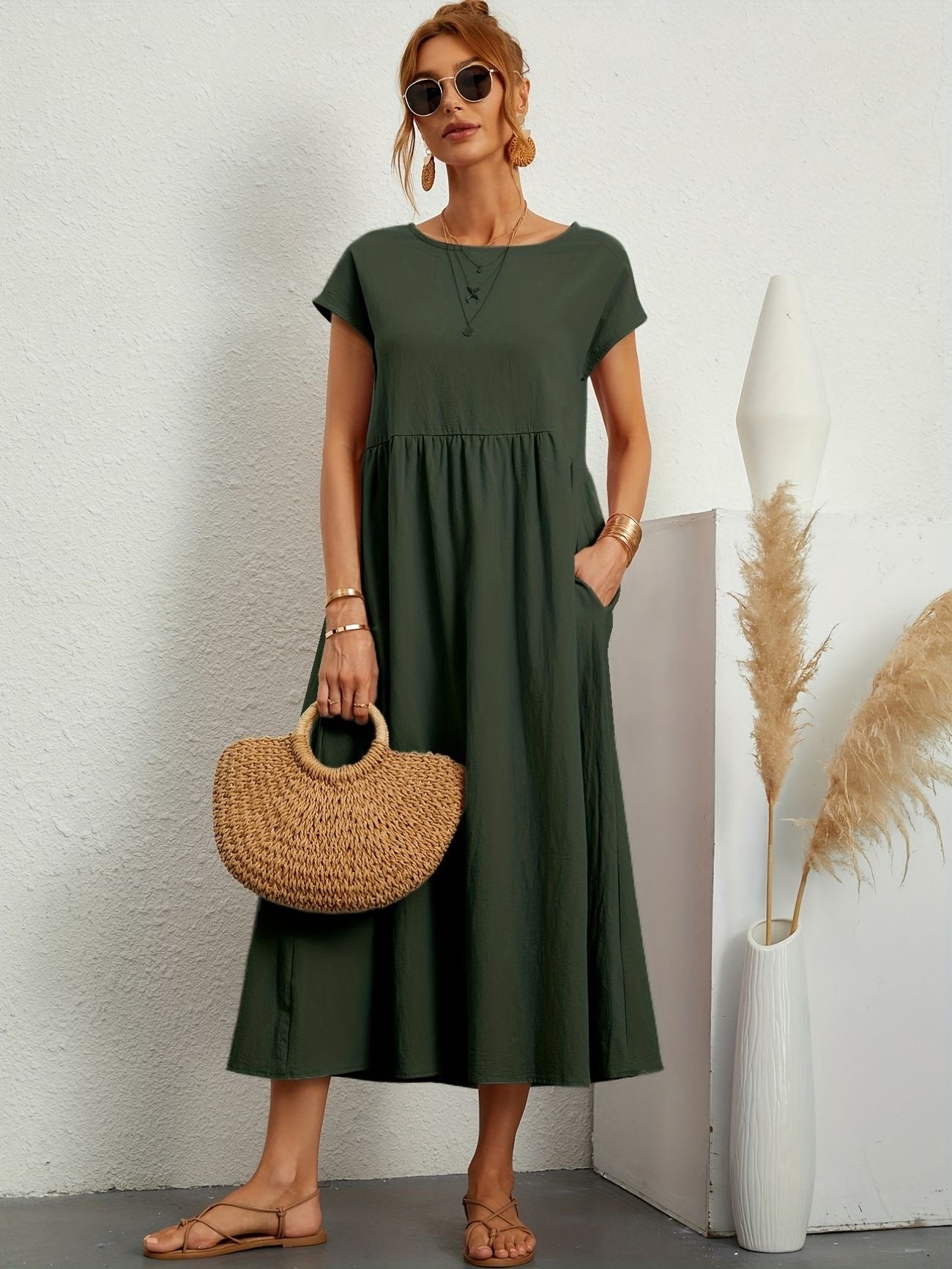 Elegant Comfort Spring Dress