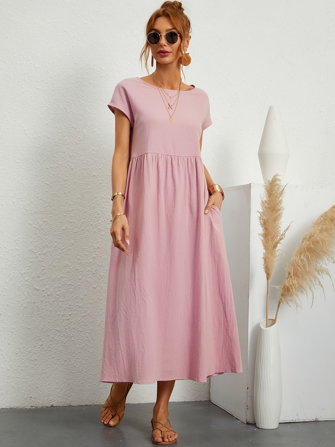 Breezy Comfort Spring Dress